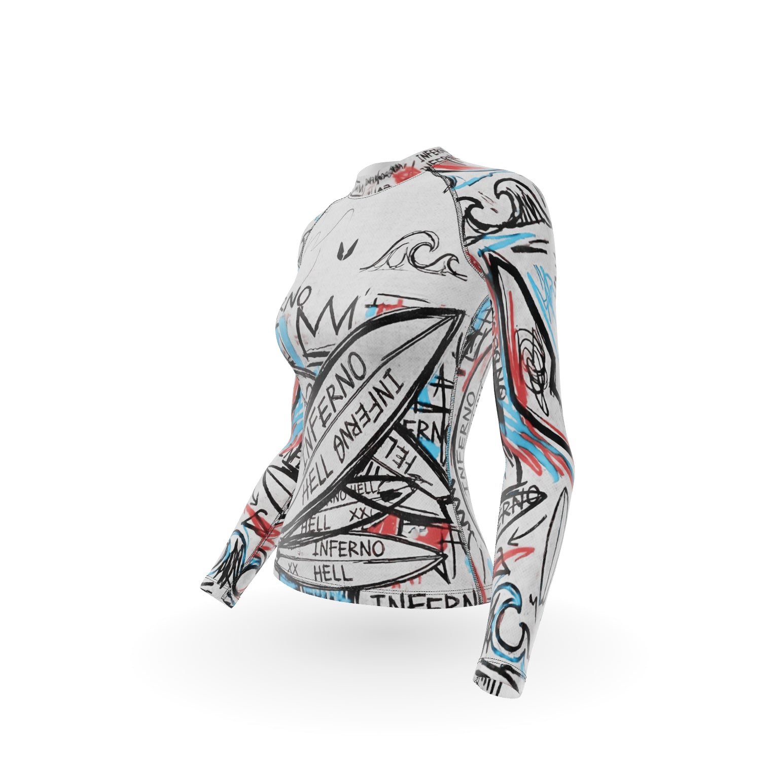 Women’s Compression Rashguard LS - Paqueite