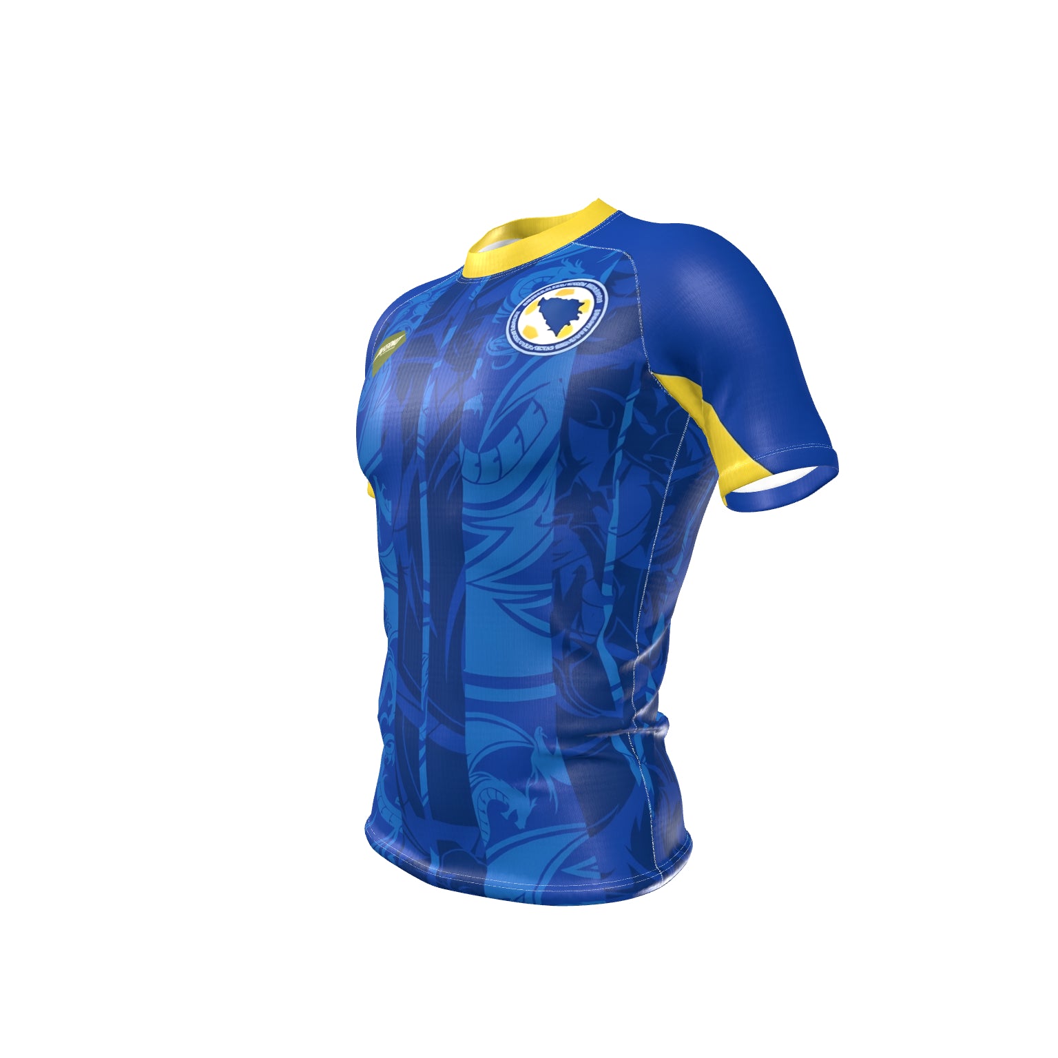 Men’s Compression Rashguard SS - Bosnia and Herzegovina