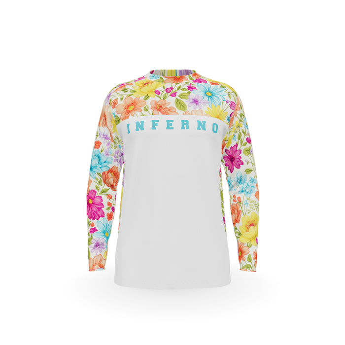 Men’s Comfort Fit Rashguard LS - FLOWER POWER