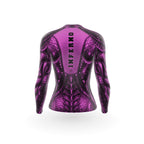 Women’s Compression Rashguard LS - AQUA SNAKE
