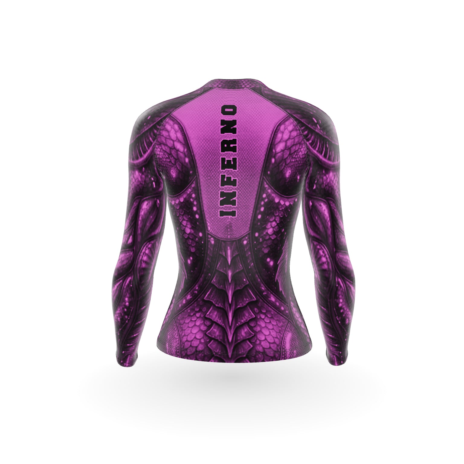 Women’s Compression Rashguard LS - AQUA SNAKE