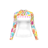 Women’s Compression Rashguard LS - FLOWER POWER