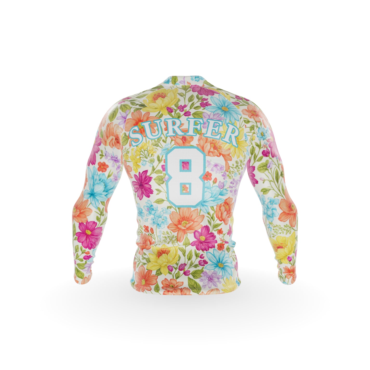 Men’s Compression Rashguard LS - FLOWER POWER