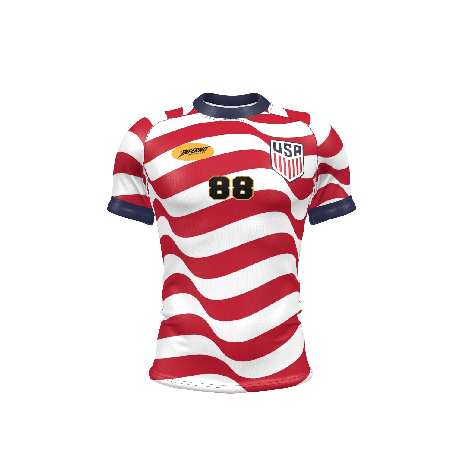 Men’s Compression Rashguard SS - USA