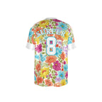 Men’s Comfort Fit Rashguard SS - FLOWER POWER