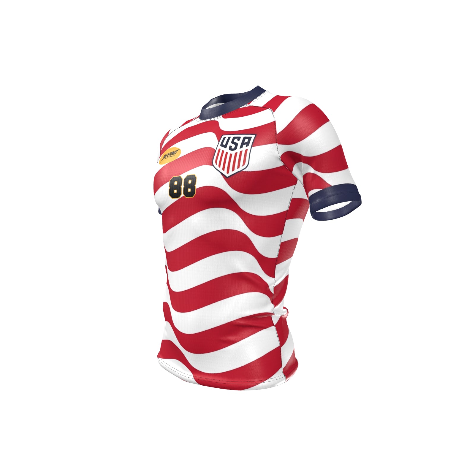 Men’s Compression Rashguard SS - USA