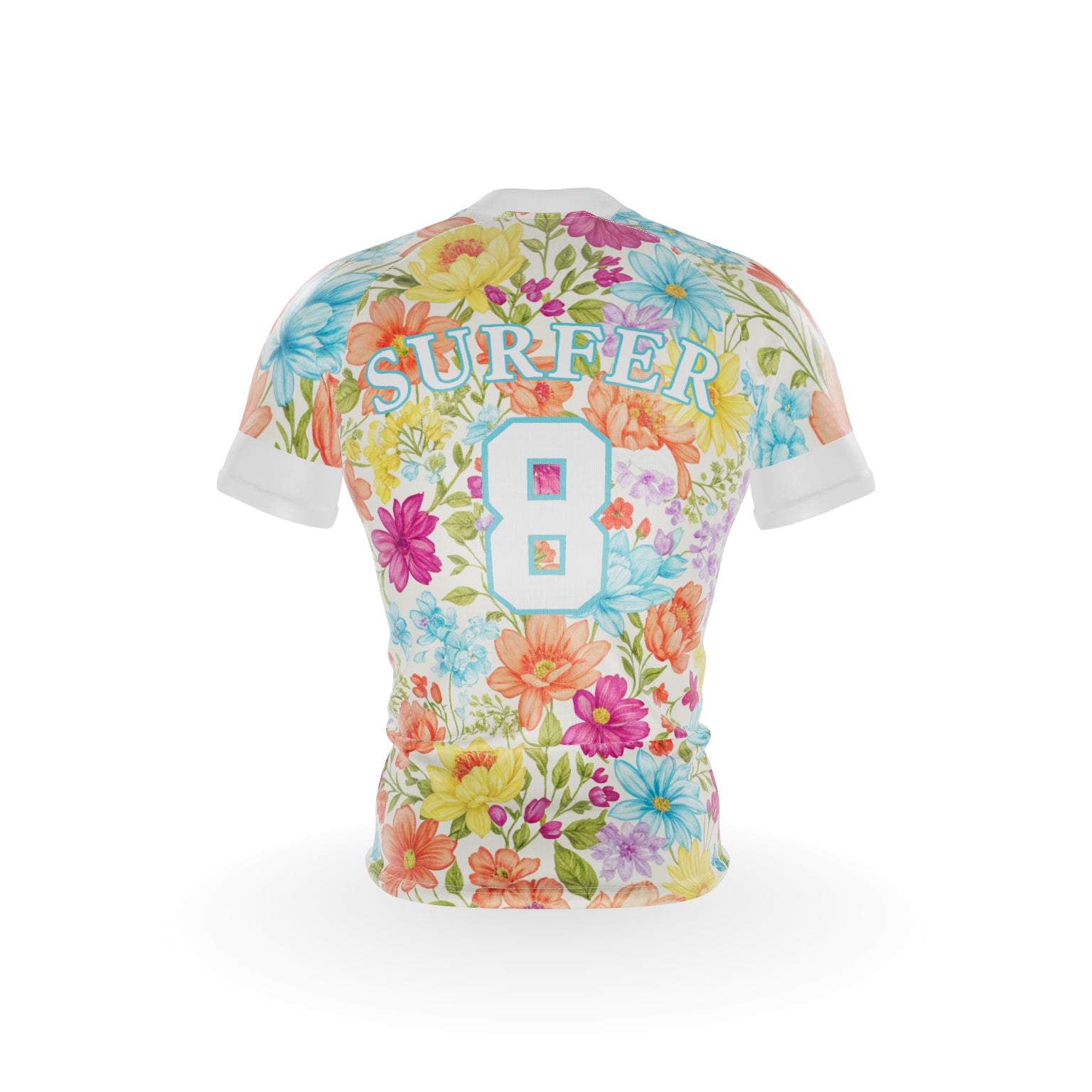 Men’s Compression Rashguard SS - FLOWER POWER