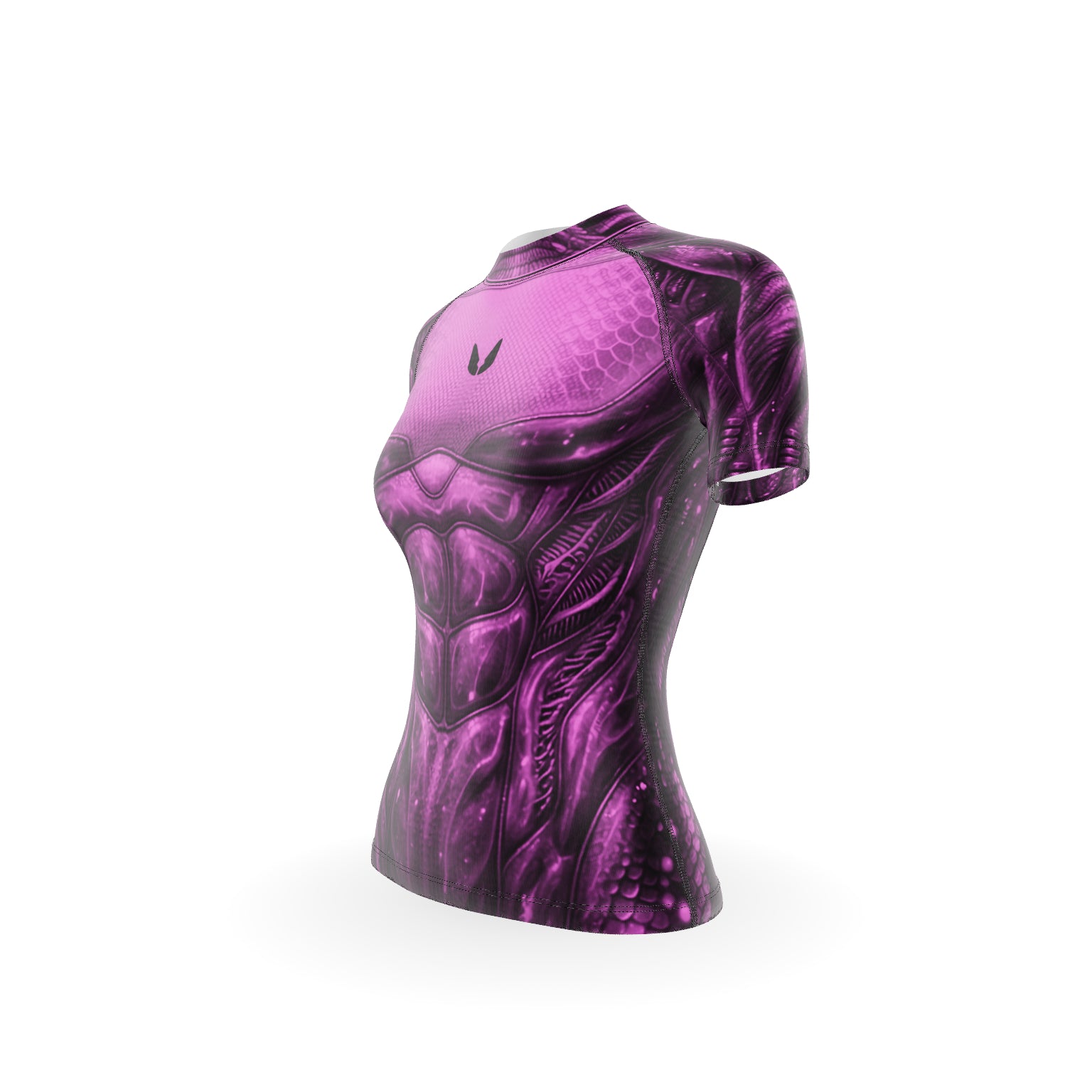 Women’s Compression Rashguard - AQUA SNAKE