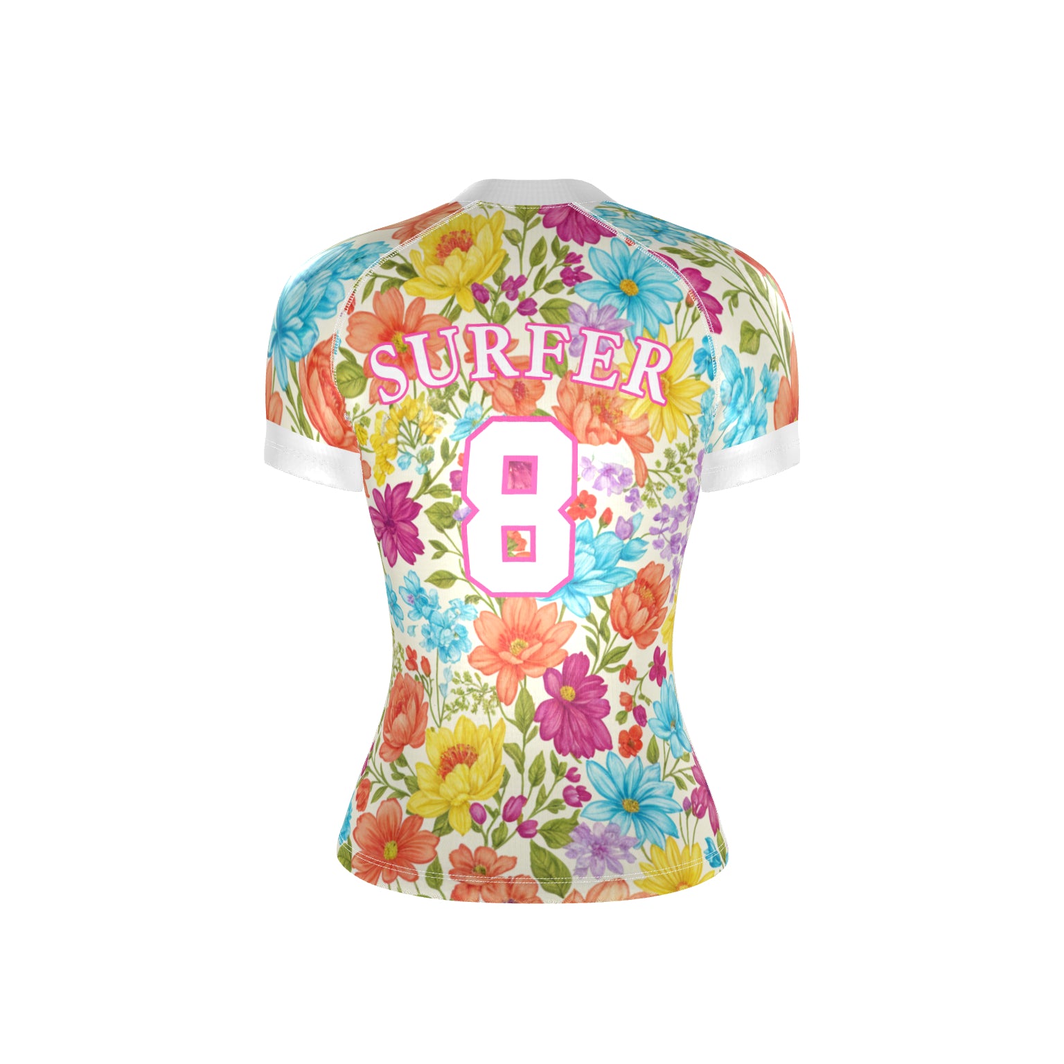Women’s Compression Rashguard SS - FLOWER POWER