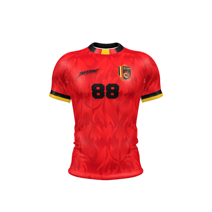 Men’s Compression Rashguard SS - Belgium