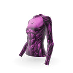 Women’s Compression Rashguard LS - AQUA SNAKE