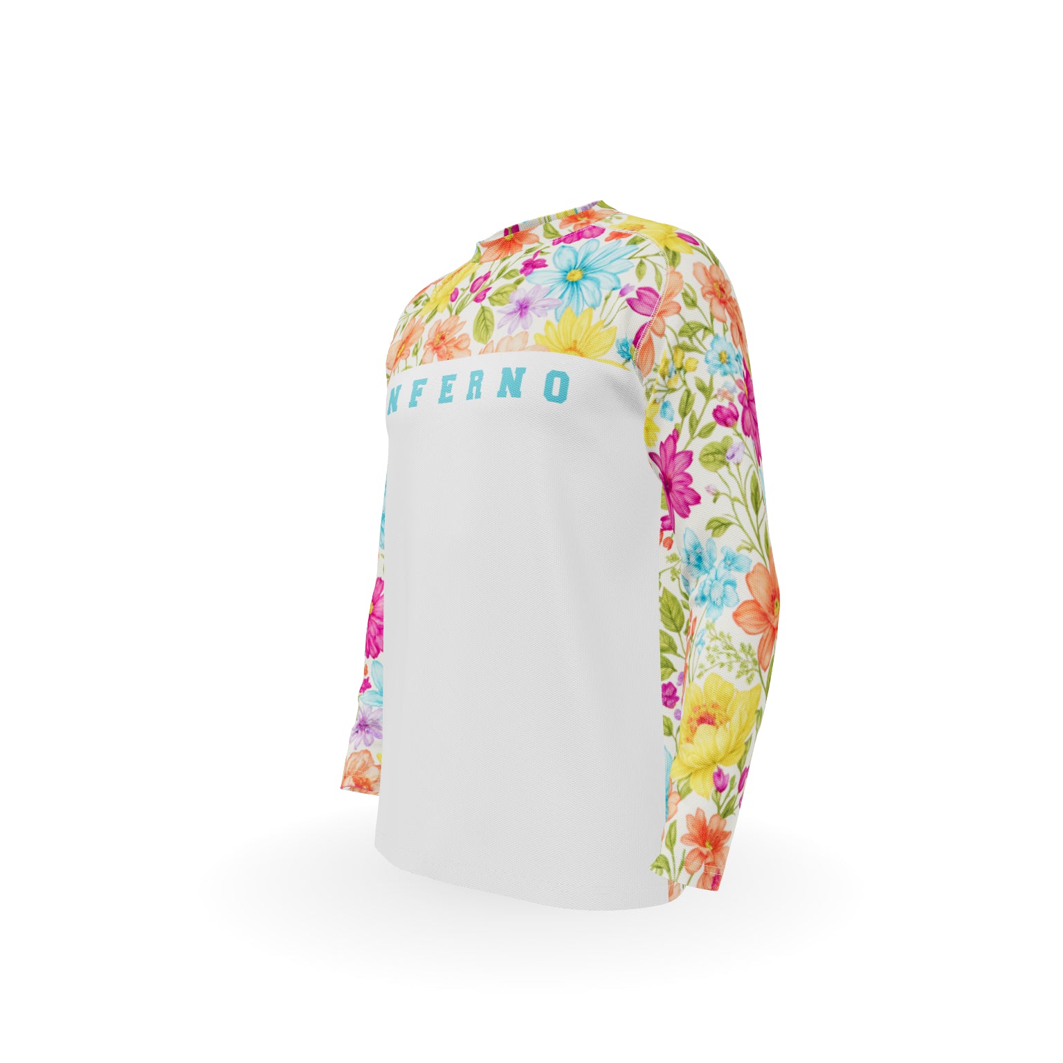 Men’s Comfort Fit Rashguard LS - FLOWER POWER