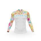 Men’s Compression Rashguard LS - FLOWER POWER