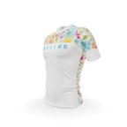 Men’s Compression Rashguard SS - FLOWER POWER