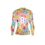 Women’s Compression Rashguard LS - FLOWER POWER