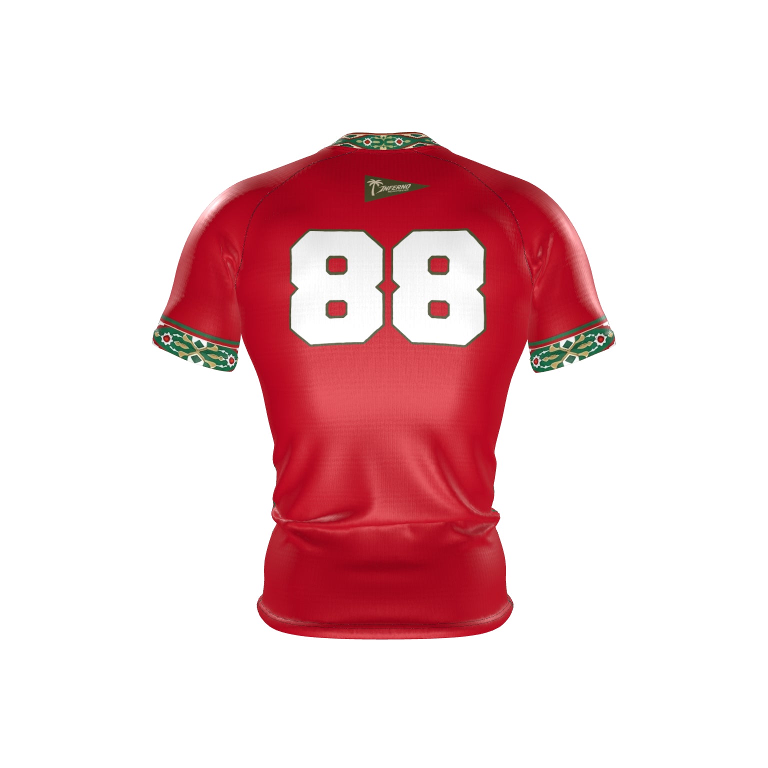 Men’s Compression Rashguard SS - Morocco