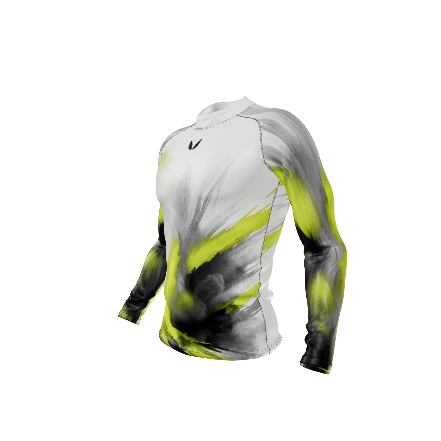 Men’s Compression Rashguard LS - Seascaper